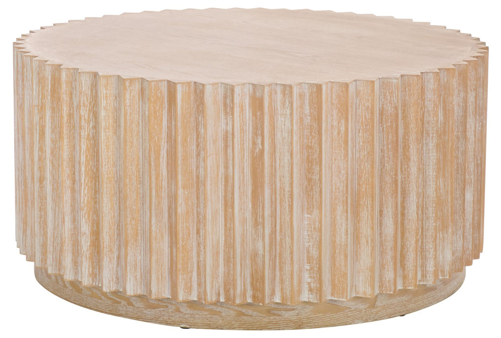 Safavieh Kanpun Coffee Table - Elegant Bleached White Wood Design For Timeless Home Décor & Style Bleached White Wood Cof2301a