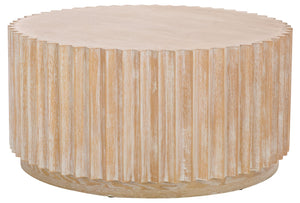 Safavieh Kanpun Coffee Table - Elegant Bleached White Wood Design For Timeless Home Décor & Style Bleached White Wood Cof2301a