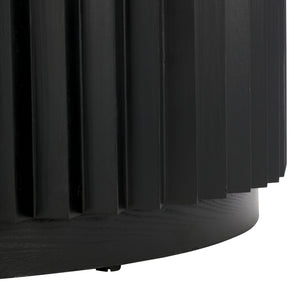 Safavieh Kanpun Coffee Table - Elegant Black Wood Design For Modern Living Spaces, Timeless Style & Durability Black Wood Cof2301b