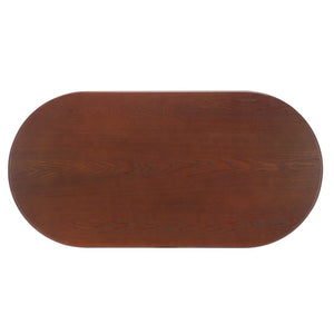 Safavieh Chakun Coffee Table - Elegant Wood Design, Durable Craftsmanship, Perfect For Stylish Living Spaces Walnut Wood Cof2302a