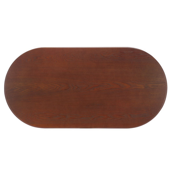 Safavieh Chakun Coffee Table - Elegant Wood Design, Durable Craftsmanship, Perfect For Stylish Living Spaces Walnut Wood Cof2302a