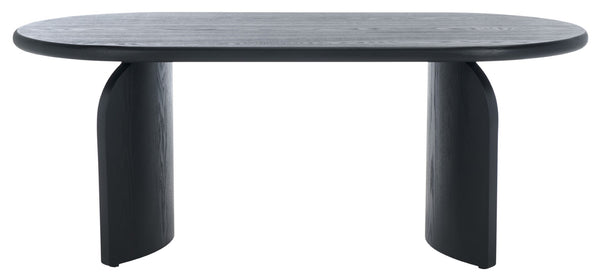 Safavieh Chakun Coffee Table - Elegant Wood Design, Durable Craftsmanship, Perfect For Stylish Living Spaces Black Wood Cof2302b