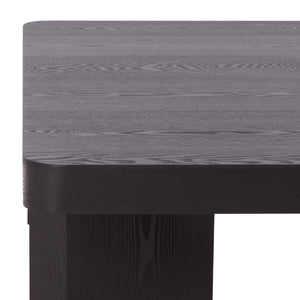 Safavieh Camino Coffee Table - Elegant Walnut Finish, Timeless Design & Functional Style For Your Living Room Black Wood Cof2303b