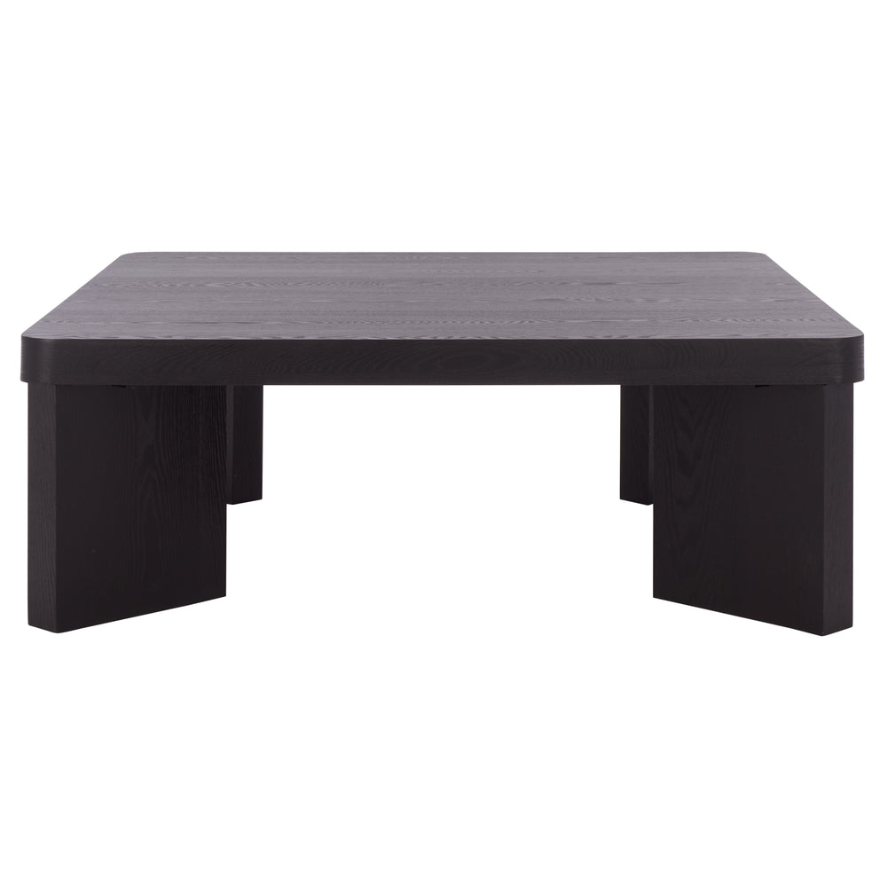 Safavieh Camino Coffee Table - Elegant Walnut Finish, Timeless Design & Functional Style For Your Living Room Black Wood Cof2303b