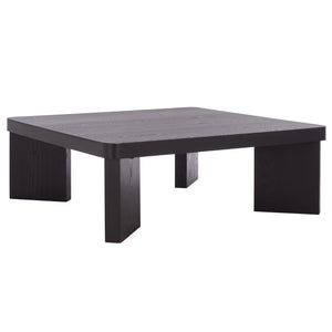 Safavieh Camino Coffee Table - Elegant Walnut Finish, Timeless Design & Functional Style For Your Living Room Black Wood Cof2303b