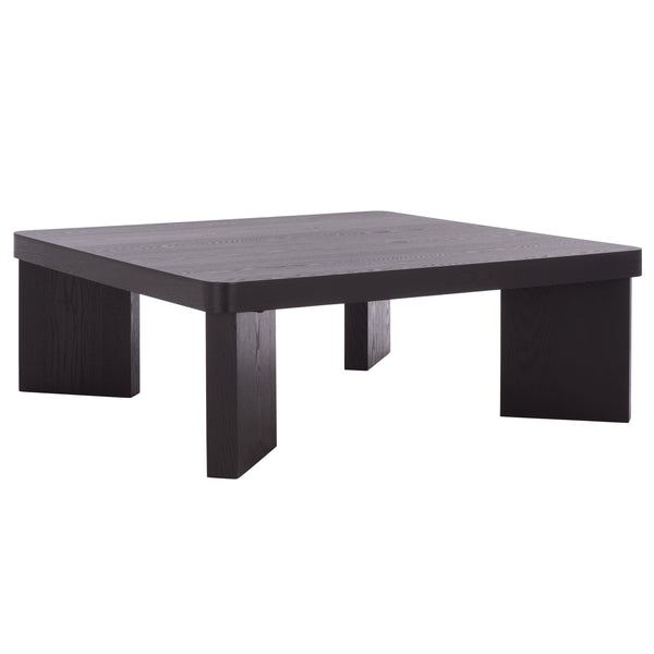 Safavieh Camino Coffee Table - Elegant Walnut Finish, Timeless Design & Functional Style For Your Living Room Black Wood Cof2303b
