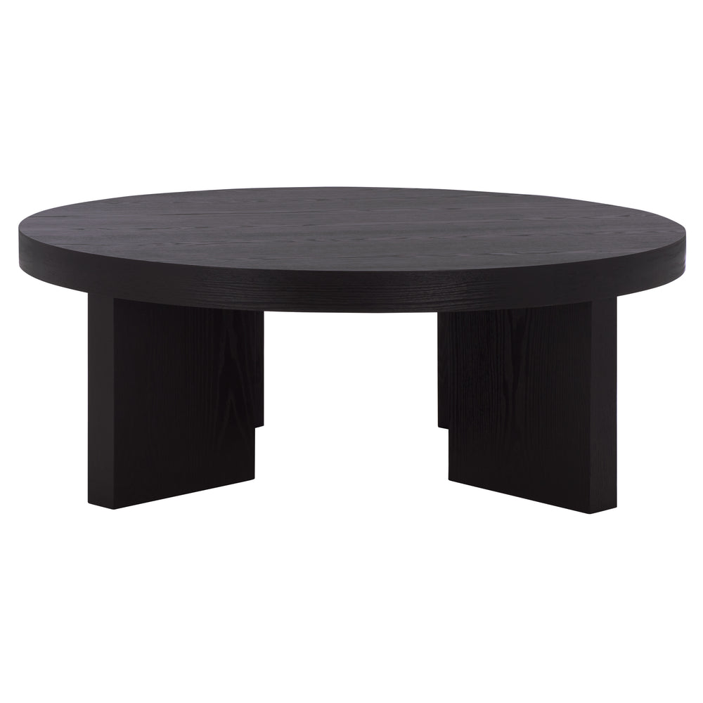 Safavieh Caminun Coffee Table - Stylish Walnut Centerpiece For Timeless Elegance And Durability In Living Rooms Black Wood Cof2304b