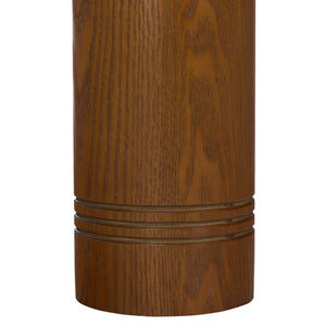 Canino Round Coffee Table — Solid Wood 39.4" Diameter Low-Profile Centerpiece With Hand-Finished Grain Elegance