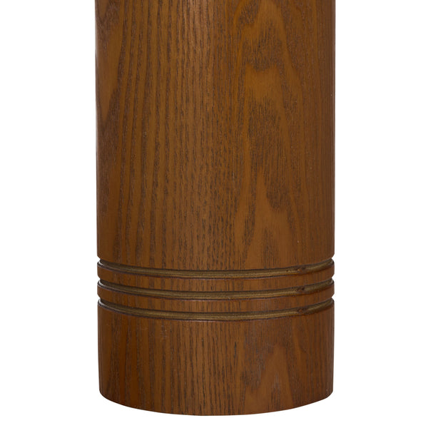 Canino Round Coffee Table — Solid Wood 39.4" Diameter Low-Profile Centerpiece With Hand-Finished Grain Elegance