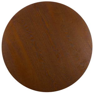 Canino Round Coffee Table — Solid Wood 39.4" Diameter Low-Profile Centerpiece With Hand-Finished Grain Elegance
