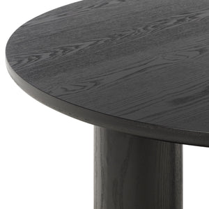 Canino Round Coffee Table — Solid Wood 39.4" Diameter Low-Profile Centerpiece With Hand-Finished Grain Elegance