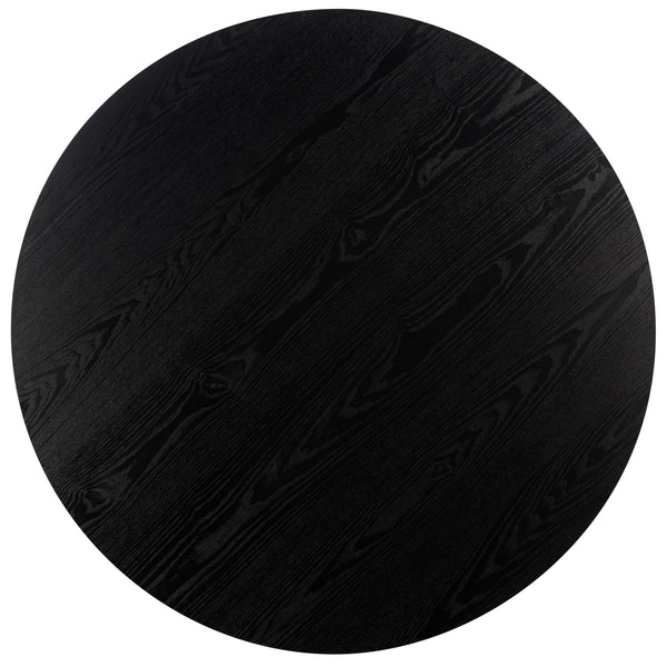 Canino Round Coffee Table — Solid Wood 39.4" Diameter Low-Profile Centerpiece With Hand-Finished Grain Elegance