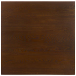 Aramin Solid Wood Coffee Table — 39.4" Square Midcentury Modern Design With Warm Finish, Durable Build