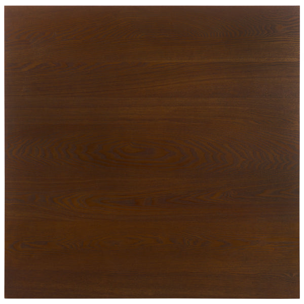 Aramin Solid Wood Coffee Table — 39.4" Square Midcentury Modern Design With Warm Finish, Durable Build