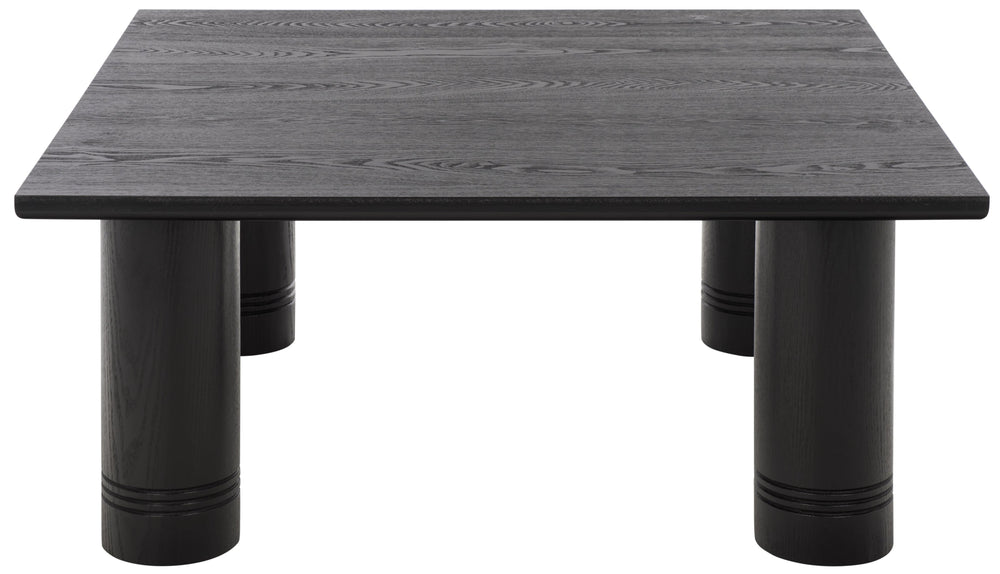 Aramin Solid Wood Coffee Table — 39.4" Square Midcentury Modern Design With Warm Finish, Durable Build