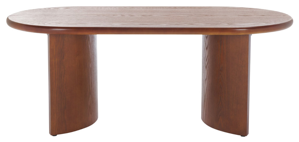 Safavieh Osai Coffee Table In Rich Walnut - Modern Design With Ample Storage For Elegant Living Spaces Walnut Wood Cof2309a