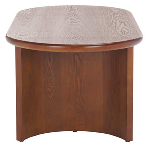 Safavieh Osai Coffee Table In Rich Walnut - Modern Design With Ample Storage For Elegant Living Spaces Walnut Wood Cof2309a