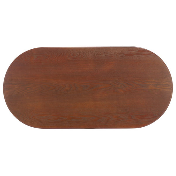 Safavieh Osai Coffee Table In Rich Walnut - Modern Design With Ample Storage For Elegant Living Spaces Walnut Wood Cof2309a