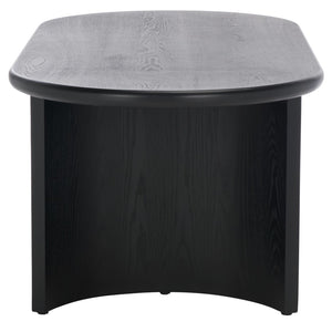 Safavieh Osai Coffee Table - Modern Centerpiece With Organic Curves, Natural Tones & Practical Storage Solutions Black COF2309B