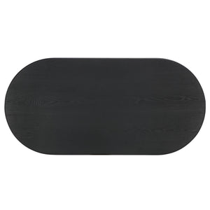 Safavieh Osai Coffee Table - Elegant Black Wood Design For Modern Minimalist Living Spaces & Home Decor Black Wood Cof2309b