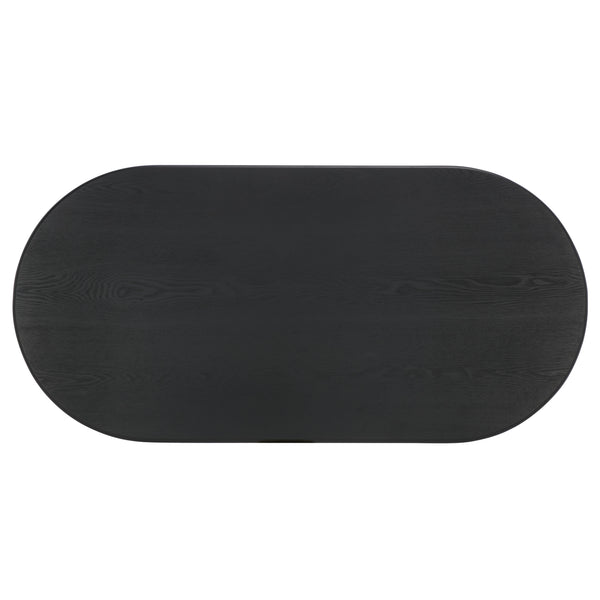 Safavieh Osai Coffee Table - Elegant Black Wood Design For Modern Minimalist Living Spaces & Home Decor Black Wood Cof2309b