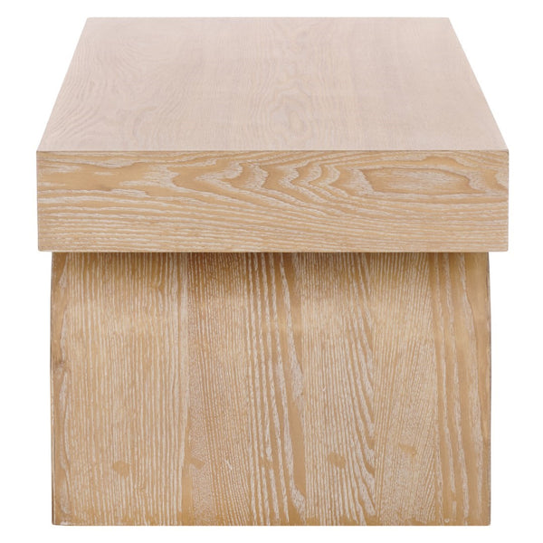 Safavieh Okashu Coffee Table - Elegant Bleached White Wood Design For Modern Living Spaces & Timeless Style Bleached White Wood Cof2310b