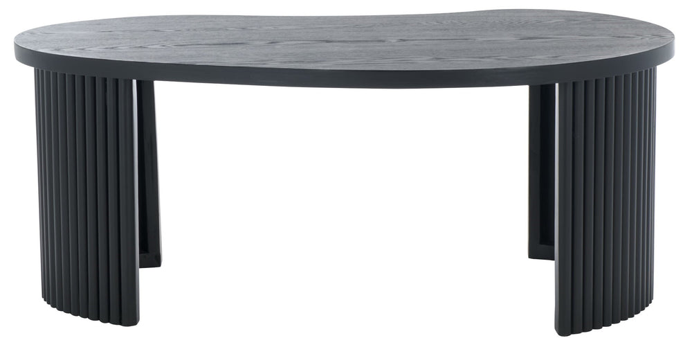 Safavieh Celane Coffee Table - Modern Wood Design For Stylish Living Rooms With Durable Construction & Stability Black Wood Cof2311a