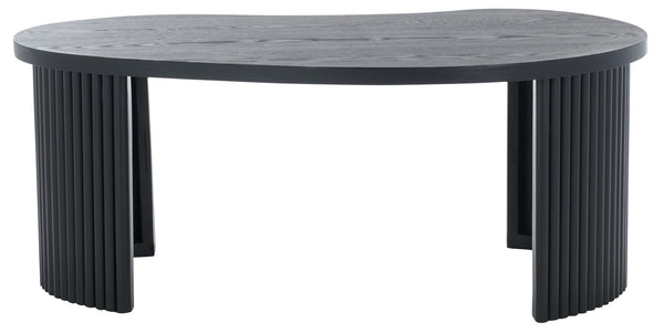 Safavieh Celane Coffee Table - Modern Wood Design For Stylish Living Rooms With Durable Construction & Stability Black Wood Cof2311a