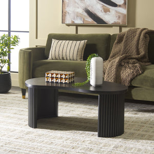 Safavieh Celane Coffee Table - Modern Wood Design For Stylish Living Rooms With Durable Construction & Stability Black Wood Cof2311a