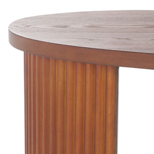 Safavieh Celane Coffee Table - Modern Wood Design For Stylish Living Rooms With Durable Construction & Stability Walnut Wood Cof2311b