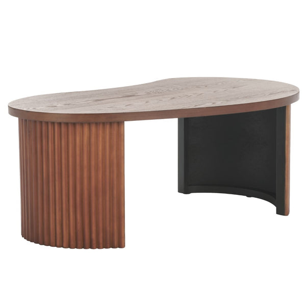 Safavieh Celane Coffee Table - Modern Wood Design For Stylish Living Rooms With Durable Construction & Stability Walnut Wood Cof2311b