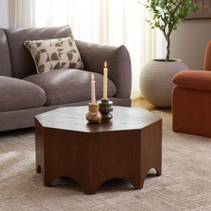 Safavieh Maraki Coffee Table - Elegant Walnut Centerpiece For Modern Homes, Stylish Design & Durable Quality Walnut Wood Cof2312a