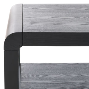 Safavieh Omara 2 Tier Coffee Table - Timeless Elegance And Functional Storage For Your Living Space Decor Black Wood Cof2316c