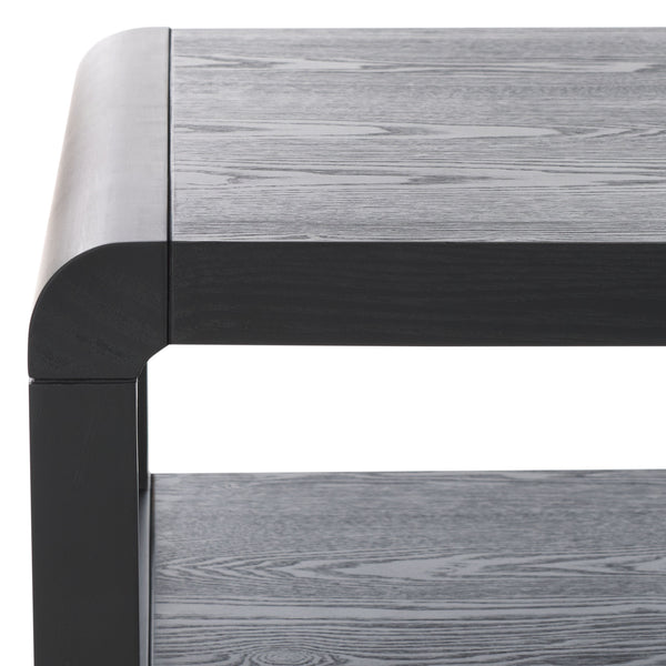 Safavieh Omara 2 Tier Coffee Table - Timeless Elegance And Functional Storage For Your Living Space Decor Black Wood Cof2316c