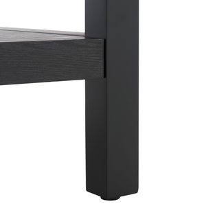 Safavieh Omara 2 Tier Coffee Table - Timeless Elegance And Functional Storage For Your Living Space Decor Black Wood Cof2316c