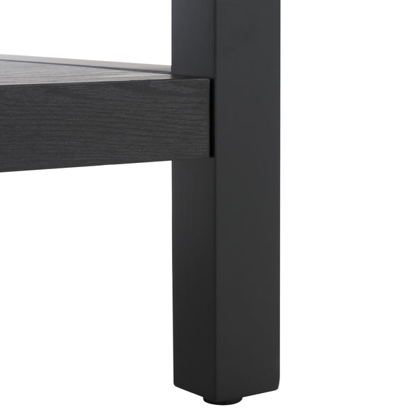 Safavieh Omara 2 Tier Coffee Table - Timeless Elegance And Functional Storage For Your Living Space Decor Black Wood Cof2316c