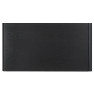 Safavieh Omara 2 Tier Coffee Table - Timeless Elegance And Functional Storage For Your Living Space Decor Black Wood Cof2316c