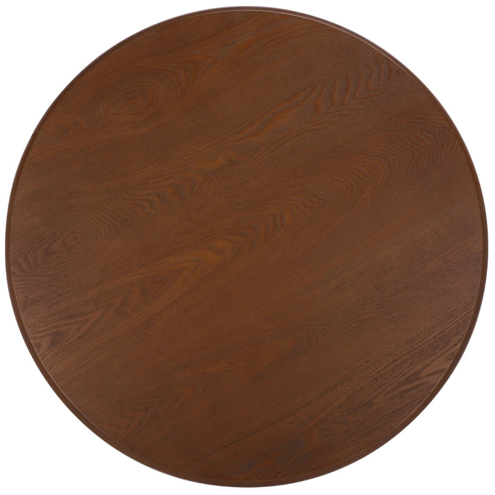 Safavieh Averny Round Coffee Table - Stylish Walnut Finish, Durable Design For Modern Living Rooms & Spaces COF2318A