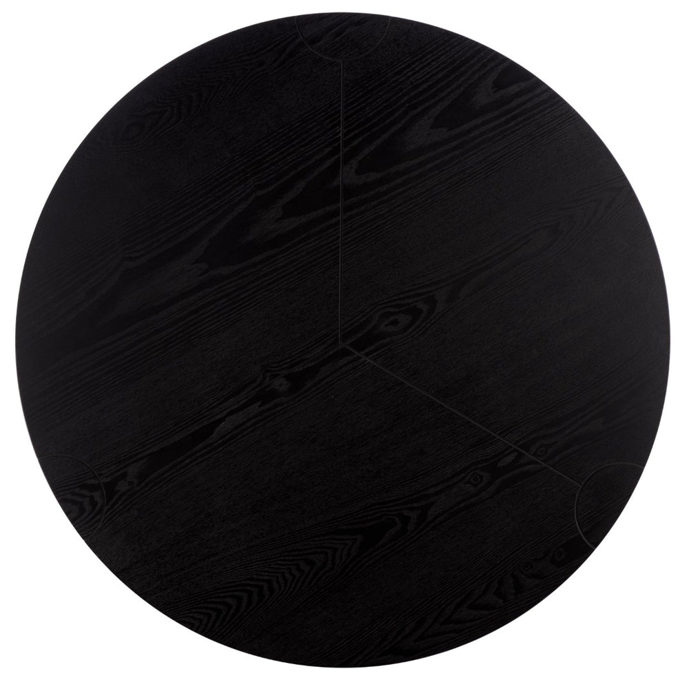Safavieh Gaby Round Coffee Table - Sleek Black Minimalist Design For Modern Living Rooms, Durable & Stylish COF2319A