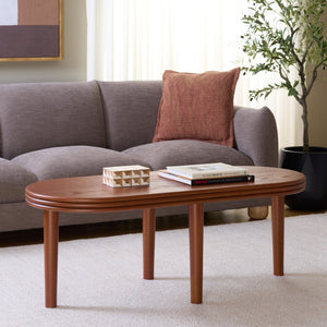 Safavieh Chatun Coffee Table – Elegant Pine Wood Design With Warm Brown Finish For Timeless Living Room Style COF2320A