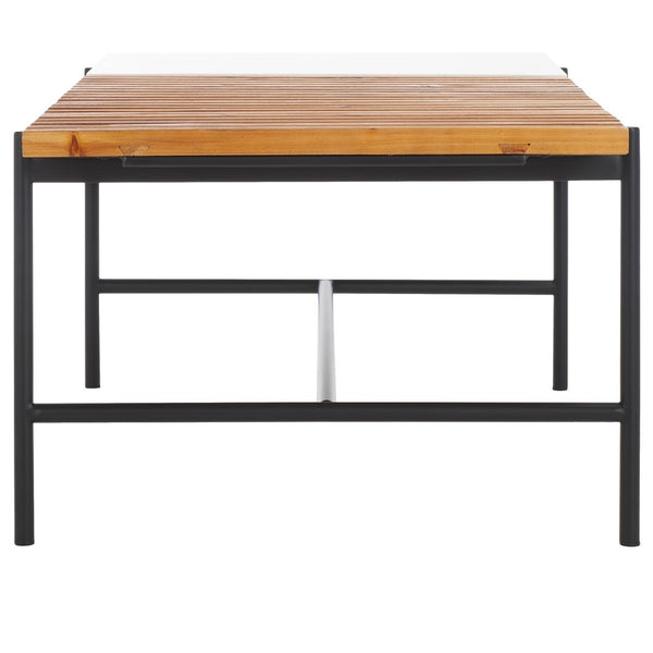 Safavieh Dallas Coffee Table Brown / White Faux Marble  Metal COF2501A