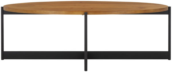 Safavieh Digby Coffee Table  Nautral Brown / Black  Metal COF2502A