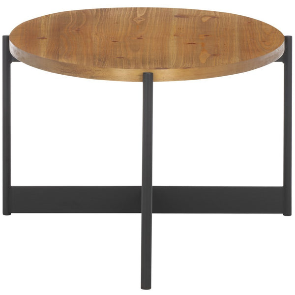 Safavieh Digby Coffee Table  Nautral Brown / Black  Metal COF2502A
