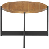 Safavieh Digby Coffee Table  Nautral Brown / Black  Metal COF2502A