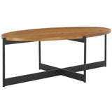 Safavieh Digby Coffee Table  Nautral Brown / Black  Metal COF2502A