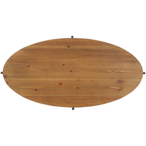 Safavieh Digby Coffee Table  Nautral Brown / Black  Metal COF2502A