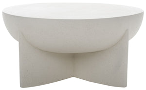 Safavieh Devan Coffee Table White 30" x 30" x 14"