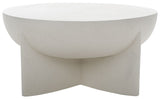 Safavieh Devan Coffee Table White 30" x 30" x 14"