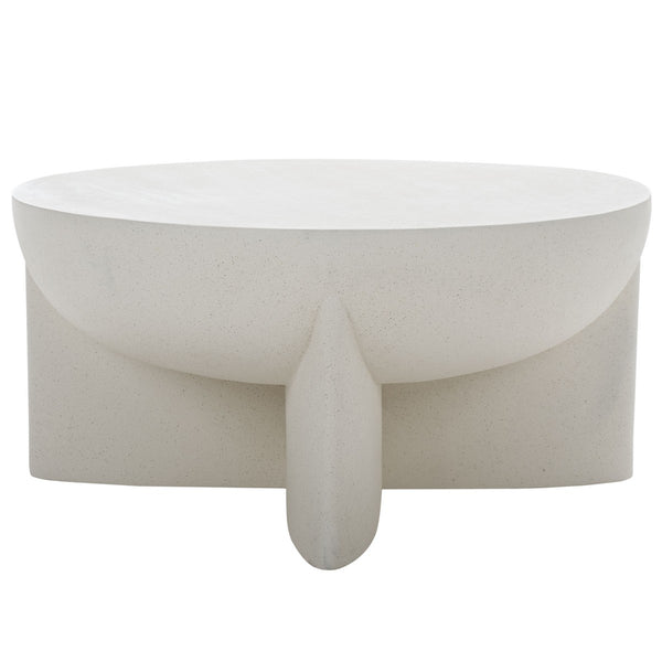 Safavieh Devan Coffee Table White 30" x 30" x 14"
