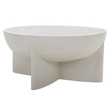 Safavieh Devan Coffee Table White 30" x 30" x 14"